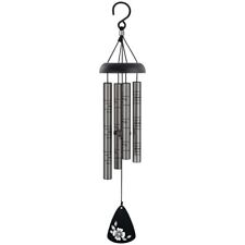 "BECOMES A MEMORY" 21" Memorial Charcoal Sonnet Wind Chime, by Carson