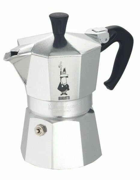 Bialetti Moka Express 6 Tazze Macchina per Caffè - Argenta