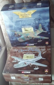 Corgi 48802 / 48803 Short S.25 Sunderland RAAF / BOAC Flying Boat Job Lot MIB - Picture 1 of 9