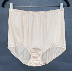 Sears 8 XL 41-42 Granny Nude High Waist Hipster Nylon Bikini 1 Höschen Unterwäsche - Bild 1 von 6