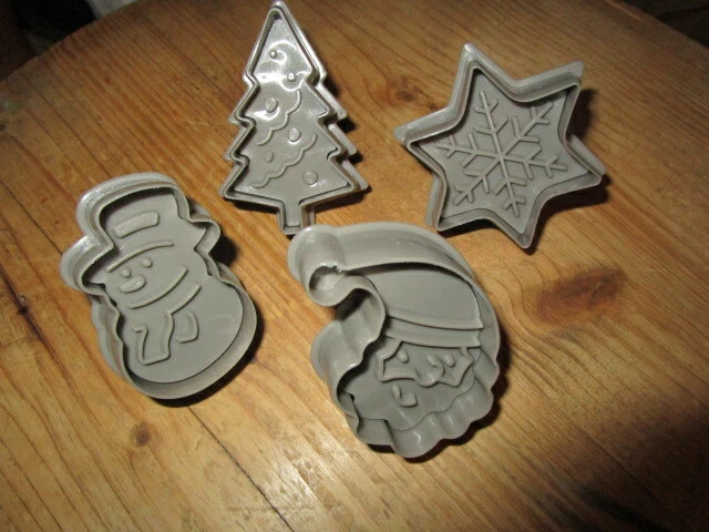Ausstechförmchen Plätzchen Weihnachten 4 Stück - Bild 1 von 1