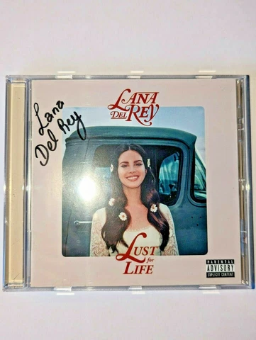 LANA DEL REY autograph SIGNED CD LUST FOR LIFE - UK limited - different barcode Cover