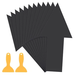 12" x 6" Arrow Sticker, 12Pcs Floor Stickers with Shovel, Black - Picture 1 of 6