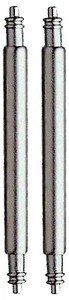 2 barras de resorte de acero inoxidable Eichmüller Premium de 18 mm 1,3 mm Ø para relojes pulseras - Imagen 1 de 2