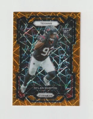 2023 Panini Prizm LAZER # 340 Dylan Horton HOUSTON TEXANS RC - Image 1 of 2