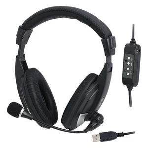 LogiLink USB Stereo Headset mit Mikrofon - High Quality Kopfhörer Mikro HS0019 - Bild 1 von 1