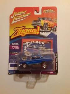 Johnny Lightning Zingers 1962 Chevy Impala Coupe Limited Edition Blue - Picture 1 of 5