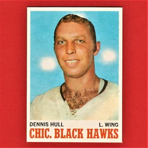 Dennis Hull - 1970/71 - Blackhawks - O-Pee-Chee - #14 - (EX) - A2 - Foto 1 di 2