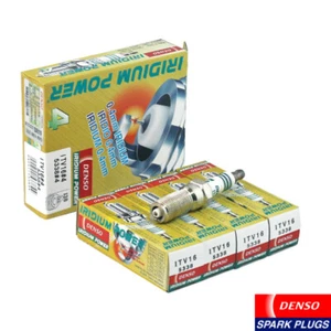 Nuevo juego de 4 bujías eléctricas genuinas DENSO iridio ITV16 / 5338 - Imagen 1 de 9