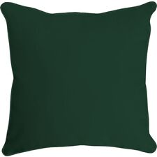 New Plow & Heart Throw Pillow Set of 2 Sofa Decor 22" Square Solid Forest Green