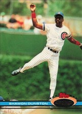 1991 Topps Stadium Club Shawon Dunston Chicago Cubs #3