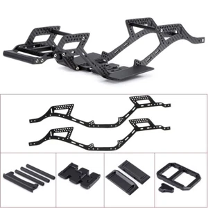 LCG Carbon Fiber Chassis Kit Frame for 1/10 RC Crawler Car Axial SCX10 II - Picture 1 of 21