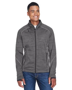 North End Men's Flux M?lange Bonded Fleece Jacket - 88697 - Picture 1 of 6