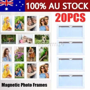 20 Pack Display Fridge Frame Sign Holder Photo Frame Fridge Magnet Picture - Picture 1 of 9