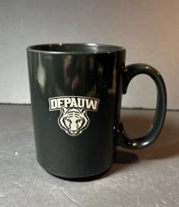 Taza de café de porcelana grabada Depauw University Tigers - Imagen 1 de 7