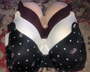 4pc Lot Victoria Secret PINK 36 D 36D Bra Multi-Wear Wired T-Shirt Strapless Set - Picture 1 of 3