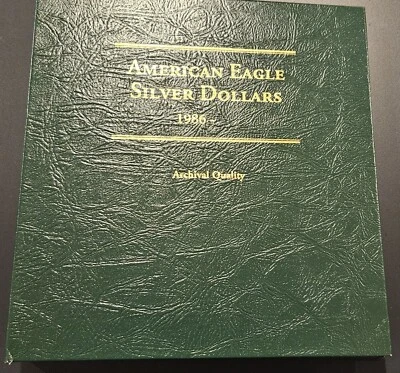 1986-2010 American Silver Eagle Silver Dollar Collection in Littleton Album 25 - Image 1 of 4
