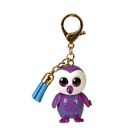 TY Beanie Mini Boos - MOONLIGHT the Purple Owl (2 inch) Collectible Key Clip Toy