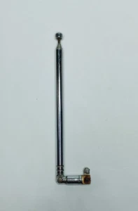 Vintage brass telescoping antenna for Base Station Radio, Mobile/Vehicle Radio - Afbeelding 1 van 7