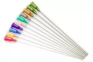 - 10 Pack - Dispensing Needle 4" - Blunt Tip Luer Lock (All Gauges) - Picture 1 of 4