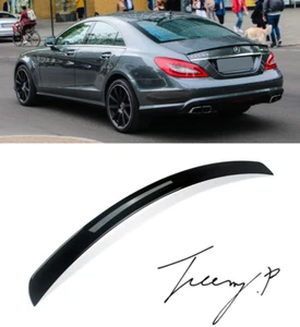 Mercedes CLS-Class W218 C218 AMG Style Gloss Black Rear Boot Trunk Wing Spoiler - Picture 1 of 4