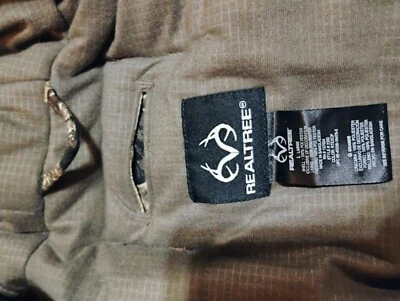 Chaqueta Realtree Mujer Grande Marrón Camuflaje Realtree Puffer Abrigo de Caza Con Capucha Foto 1 de 2