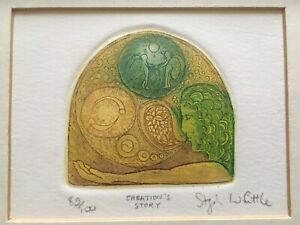 Rare Stephen Whittle CREATION’S STORY Ltd Edition Etching 89/100 Hand Signed 