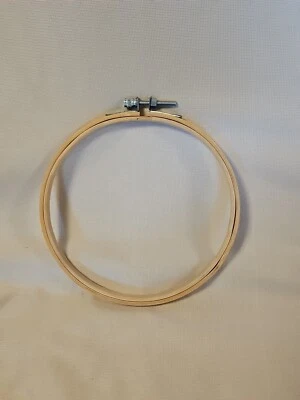 Vintage Wooden Quilting Embroidery  6 Inch Round Hoop  Unlined New - Image 1 of 4