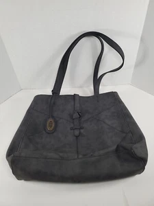 BOC Born Concept Schultertasche schwarz aus Kunstleder 11""x12"" EUC - Bild 1 von 9