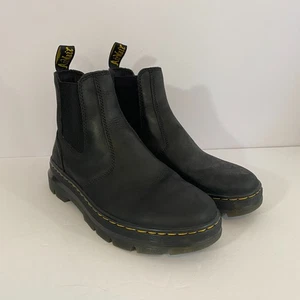 Botas Chelsea Dr Martens Embury de cuero negro EE. UU. W 7 M 6 - Imagen 1 de 8