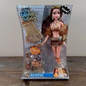 Barbie My Scene My Bling Bling Chelsea Doll Accessories & Bling Ring 2005 nuevo en caja - Imagen 1 de 16