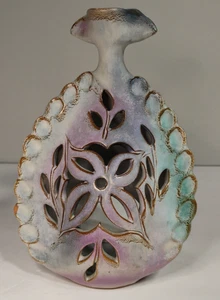 Lantern Fairy Floral Candle Light Incense Studio Art Pottery - Picture 1 of 7