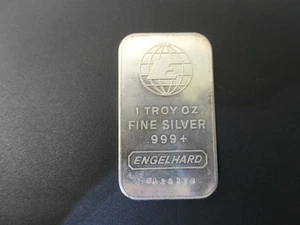Engelhard Mint großer E 1oz Silberbarren - Bild 1 von 2