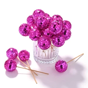 AplusChoice 20PCS 1.6" Small Disco Ball Mirror Mini Hanging Events Wedding Party - Picture 1 of 9