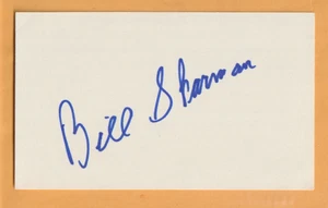 Bill Sharman Boston Celtics AUTO Signed 3x5 Card USC Trojans - Picture 1 of 2