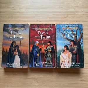 Dragonlance Legends Trilogy Time War Test of the Twins Weis & Hickman 1986 TSR - Picture 1 of 13