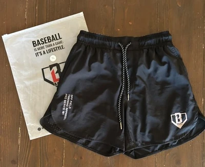 Pantalones Cortos Baseball Lifestyle 101 Negro Serie Pro con Forro Juvenil Grande Foto 1 de 4