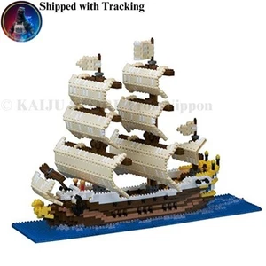 Nanoblock Sailing Ship NB-030 Large Model Kit Japan Kawada Display Collection - Picture 1 of 5