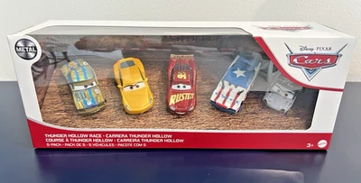 Disney Pixar Cars Thunder Hollow Race T-Bone, Cigalert, Rust-eze - PACK de 5 Foto 1 de 4