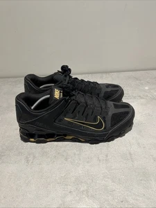 Nike Reax 8 tr Black/Gold Men’s Trainers UK size 11 - Picture 1 of 9