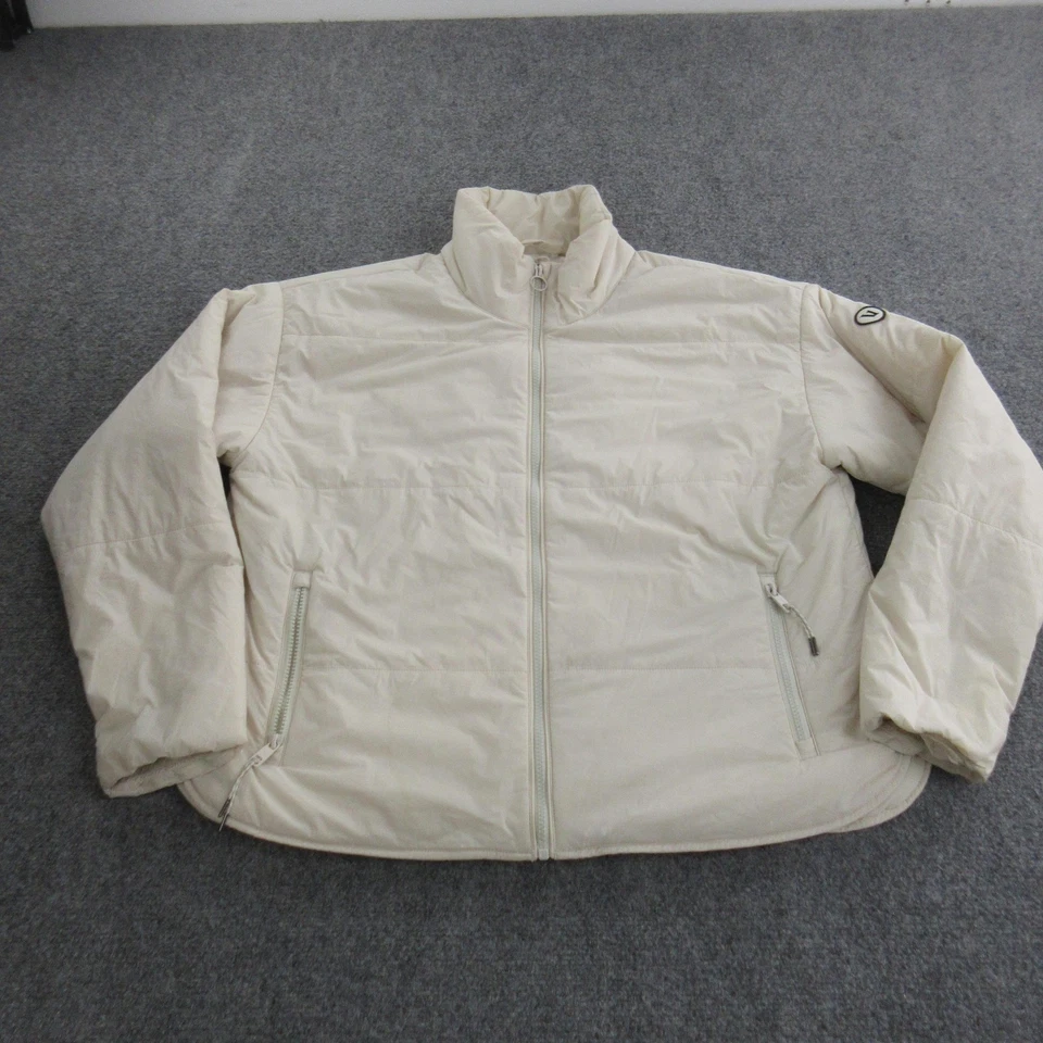 Женская куртка Vuori XL белая утепленная пуховик Canyon переработанная на молнии VW532 - Изображение 1 из 4