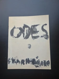 Odes Frank O'Hara Poets Press 1969 Excellent Condition - Picture 1 of 8
