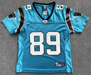 NFL On Field Reebok CAROLINA PANTHERS #89 STEVE SMITH SR Jersey - Women Small - Picture 1 of 14