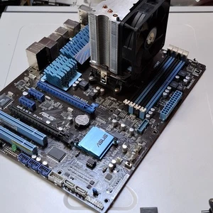 Vintage ASUS M5A97 EVO AM3+ AMD FX6100 3.3Ghz + Silentium PC Cooler - Zdjęcie 1 z 23