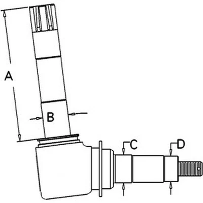 K262207 Spindle Right or Left Hand Fits Case and David Brown 885 990 ++ Tractors - Image 1 of 4