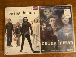 TV Being Human DVD Seasons 3 and 4 , BBC Region 1 US Reg1 HORROR lot - Picture 1 of 1