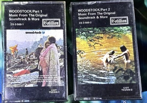 WOODSTOCK 1969 - 2 Cassette Tape Set Music From The Original Soundtrack and More - Picture 1 of 8