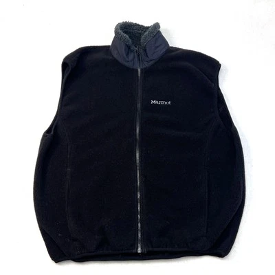 Chaleco polar con cremallera completa Marmot cuello Sherpa para hombre estilo XL 8301K bolsillos con cremallera Foto 1 de 4