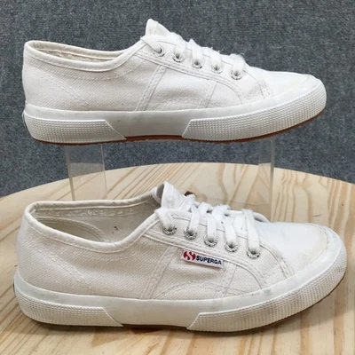 Superga Shoes Mens 6 Womens 7.5 White 2750 Cotu Casual Sneakers Canvas S000010 - Image 1 of 4