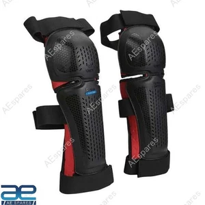Knox Challenger Kneeguard Ce Level 1 Black & Red For Royal Enfield Rider AEs - Bild 1 von 7